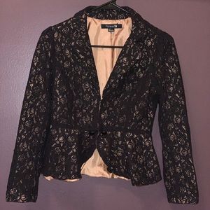 Black lace blazer
